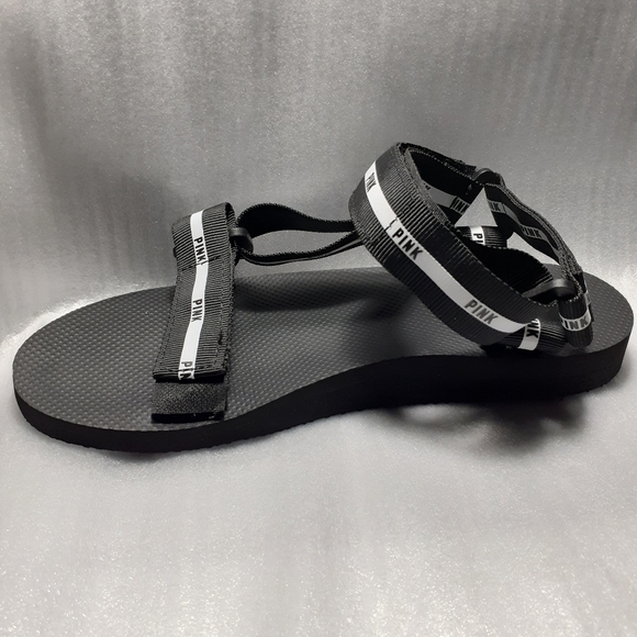 PINK by Victoria's Secret Barefoot Earthwalking Velcro Comfort sandal 6-6.5us - Picture 8 of 12